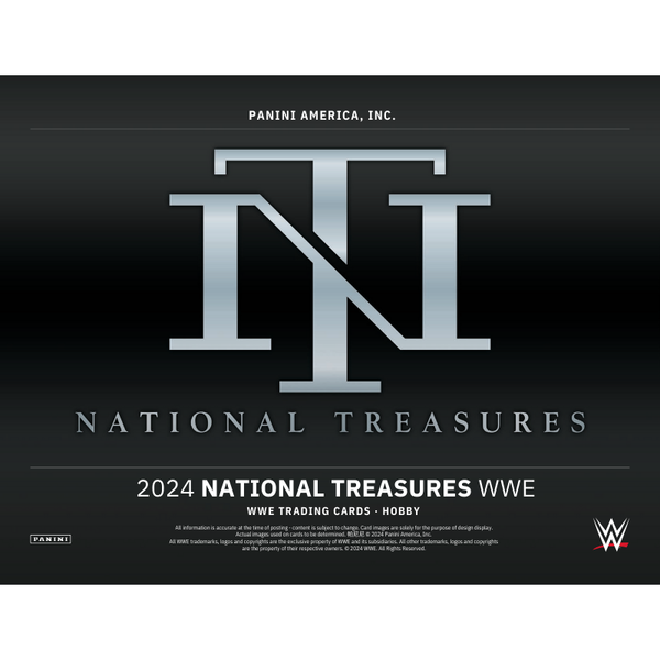 2024 Panini National Treasures WWE Hobby 4 Box Case