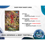 2024 Bowman University Best Football Hobby 12 Box Case