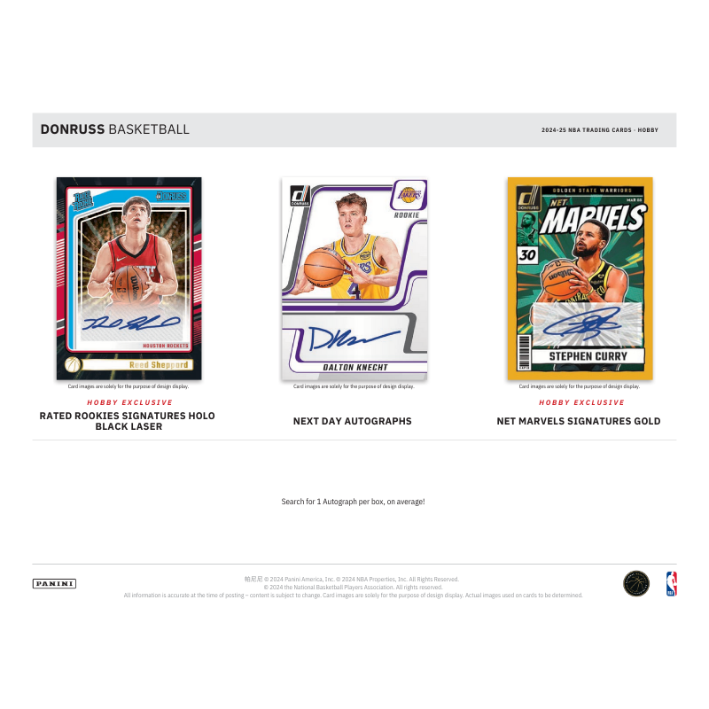 2024/25 Panini Donruss Basketball Hobby 10 Box Case