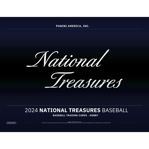 2024 Panini National Treasures Baseball Hobby 4 Box Case