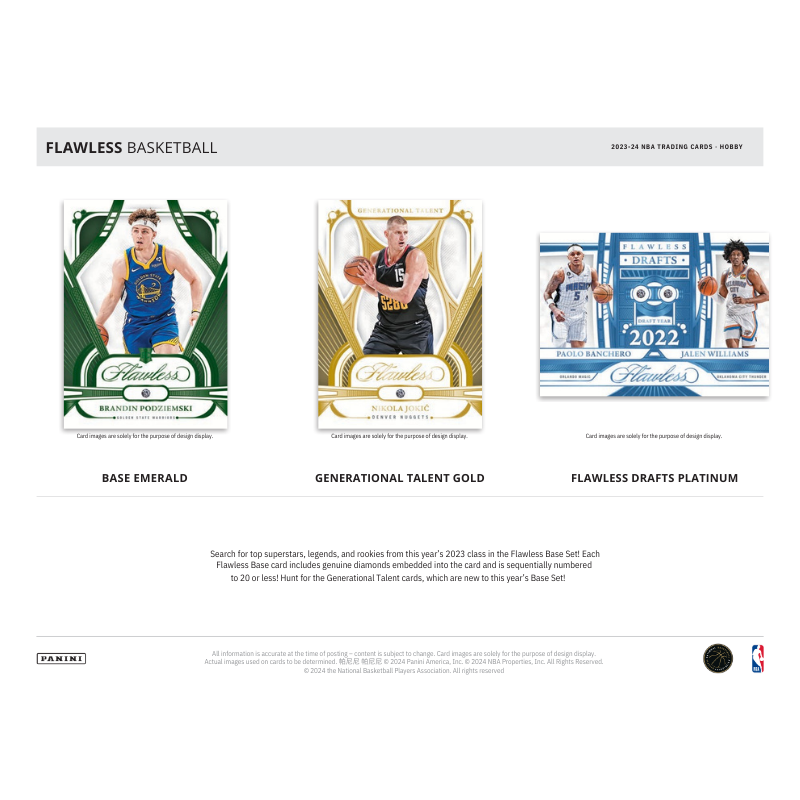 2023/24 Panini Flawless Basketball Hobby Box
