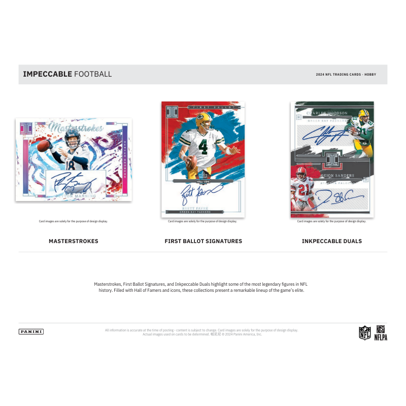 2024 Panini Impeccable Football Hobby 3 Box Case