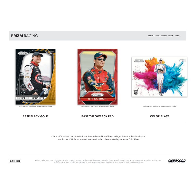 2025 Panini Prizm Racing Hobby 12 Box Case